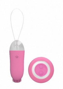 Jayden - Dual Rechargeable Vibrating Remote Toy - Pink Simplicity