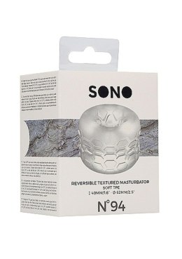 N0. 94 - Reversible Masturbator and Bumper - Transparent Sono