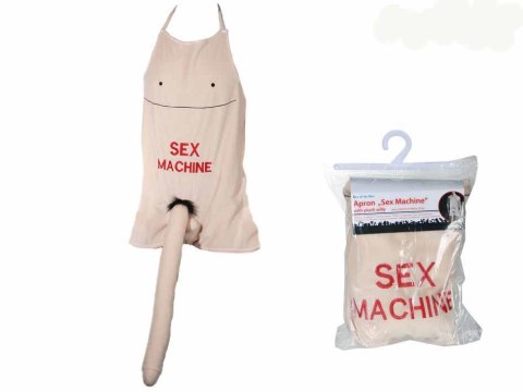 Apron with plush penis Sex machine Grajmy razem