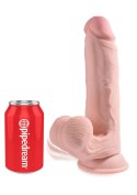 3D Cock Swinging Balls 9 inch Light skin tone