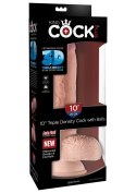 3D Cock with Balls 10 inch Light skin tone