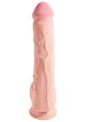 3D Cock with Balls 12 inch Light skin tone