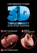 3D Cock with Balls 6.5 inch Caramel skin tone