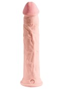 3D Triple Density Cock 11 inch Light skin tone