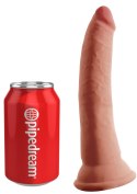 3D Triple Density Cock 7 inch Caramel skin tone