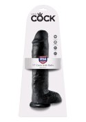 Cock 11 Inch With Balls Black