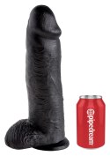 Cock 12 Inch With Balls Black