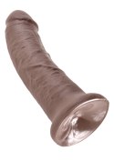 Cock 8 Inch Brown skin tone