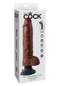 Cock With Balls 10 Inch Brown skin tone