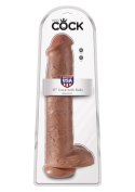 King Cock 15Inch With Balls Caramel skin tone