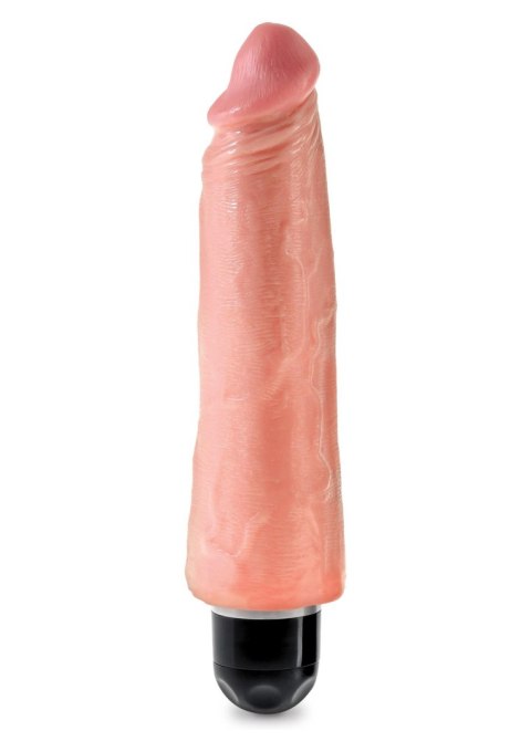 King Cock 8 Inch Vibr Stiffy Light skin tone