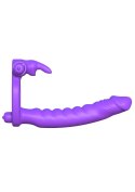 Silicone Double Pene Rabbit Purple