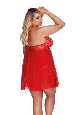 PANDORA RED ( CHEMISE/HALKA ) XL+ Anais