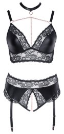 Bra and Suspender Briefs 2XL Cottelli CURVES