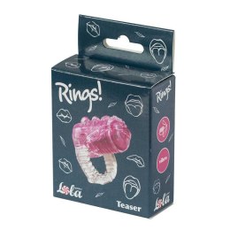 Pierścień-Vibrating sleeve for tongue Rings Teaser Pink Lola Toys