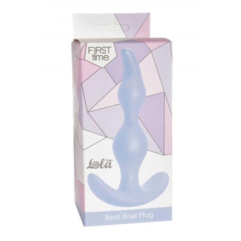 Plug-Bent Anal Plug Blue Lola Toys