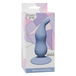 Plug-Waved Anal Plug Blue Lola Toys