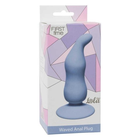 Plug-Waved Anal Plug Blue Lola Toys