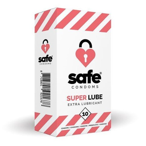 SAFE - Condooms Super Lube Extra Glijmiddel (10 stuks) Safe