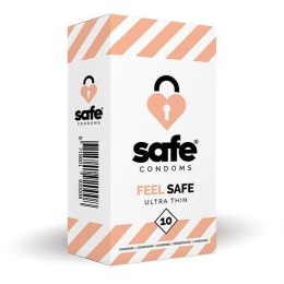 SAFE - Condooms Voelen Veilig Ultra Dun (10 stuks) Safe