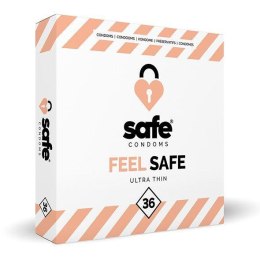 SAFE - Condooms Voelen Veilig Ultra Dun (36 stuks) Safe