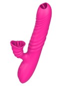 Wibrator ogrzewany z sex masażerem 20 trybów 23cm B - Series Lyla