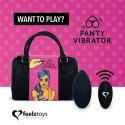 FeelzToys - Panty Vibe Op afstand bedienbare vibrator Zwart FeelzToys