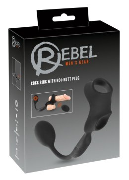 REBEL Cock ring with RC butt p Rebel