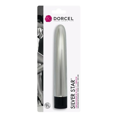 Klasyczny wibrator masażer dorcel silver star 18cm Dorcel