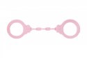 Kajdanki-Silicone Handcuffs Party Hard Suppression Pink Lola Games