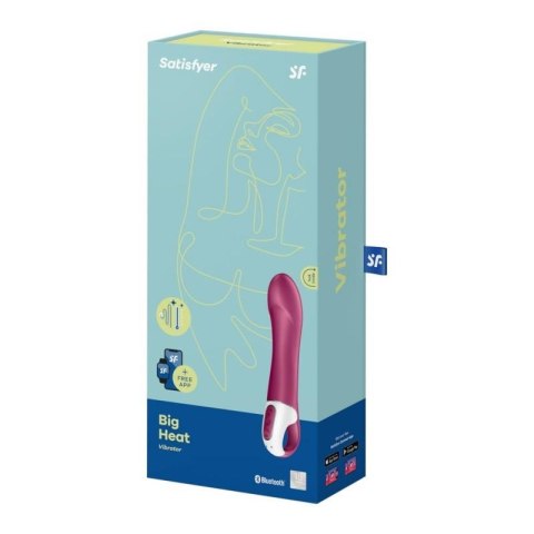 Wibrator podgrzewany punkt g satisfyer big heat Satisfyer