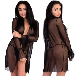 Szlafrok sexy prześwitujący Corsetti Monelita L/XL LivCo Corsetti Fashion