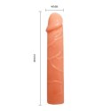 Dildo elastyczne giętkie realistyczny wygląd 19 cm BAILE