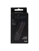 Wibrator-Rechargeable vibrating Bullet Indeep Black Indeep