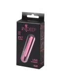 Wibrator-Rechargeable vibrating Bullet Indeep Magenta Indeep