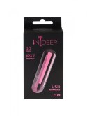 Wibrator-Rechargeable vibrating Bullet Indeep Magenta Indeep