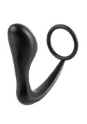 Ass-Gasm Cockring Plug Black