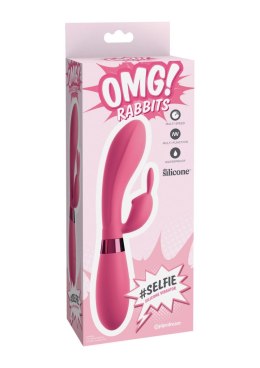 OMG Selfie Silicone Vibrator Pink