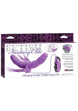 Vibr. Double Delight Strap-On Purple