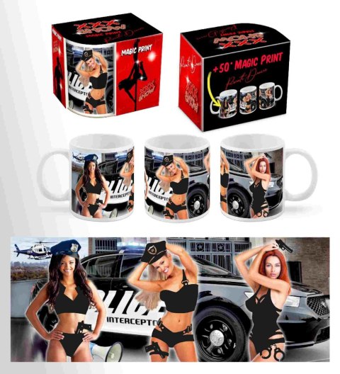 XXX SHOW - kubek BOSS 300 ml - Policjantki BGtech