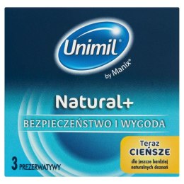 Prezerwatywy UNIMIL BOX 3 NATURAL+ Unimil
