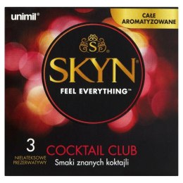 Prezerwatywy nawilżane smakowe mix 3 szt SKYN