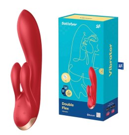 Wibrator-Double Flex Connect App (Red) Satisfyer