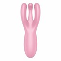 Zmysłowy stymulator łechtaczki z pilotem różowy Satisfyer