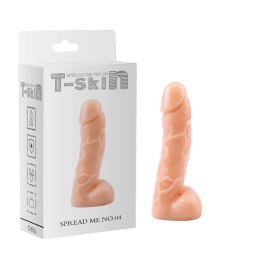 Dildo naturalny realistyczny penis członek 17cm T-skin