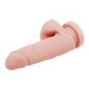 Dildo wyginane realistyczne jądra przyssawka 15cm T-skin Real