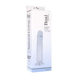 Ogromne dildo przezroczyste z przyssawką 32 cm Real Rapture