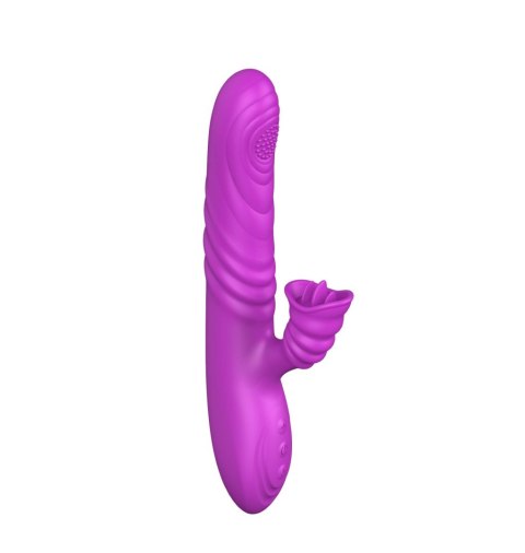 Wibrator-Angelia, USB 3 functions of thrusting / 20 vibrations Purple B - Series Lyla