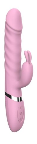 Wibrator-Rebecca Pink - Heating / Thrusting / 18 Vibrating functions USB B - Series Lyla