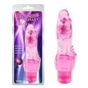 Wibrator realistyczny penis wypustki członek 19cm CrystalJELLY